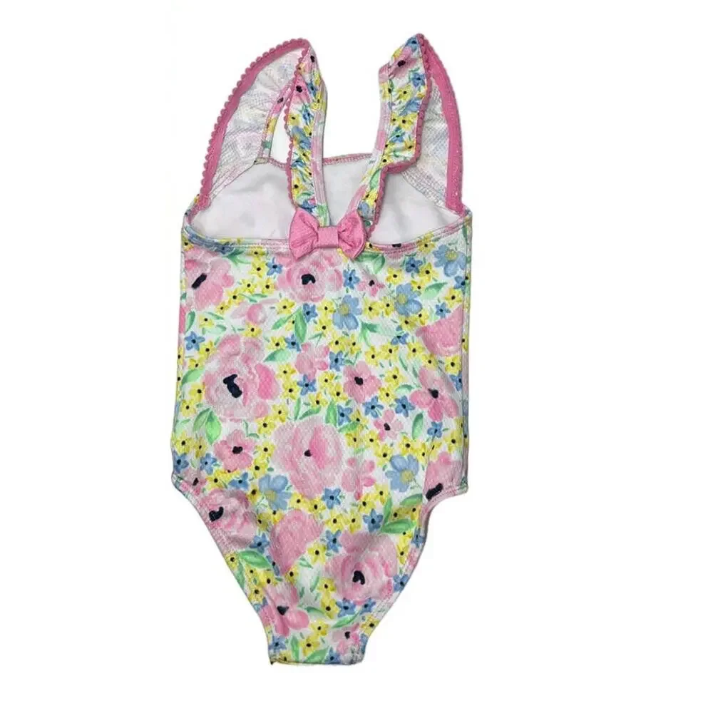CROWN & IVY KIDS Floral Swim Suit SZ 3T